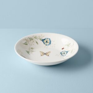 Wide-Rim Porcelain Dinner Bowl